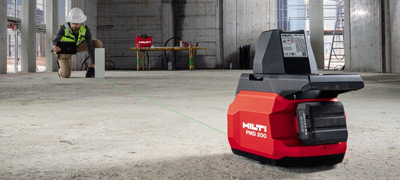 The PMD 200 enables one-person operation of a wide range of interior layout tasks.