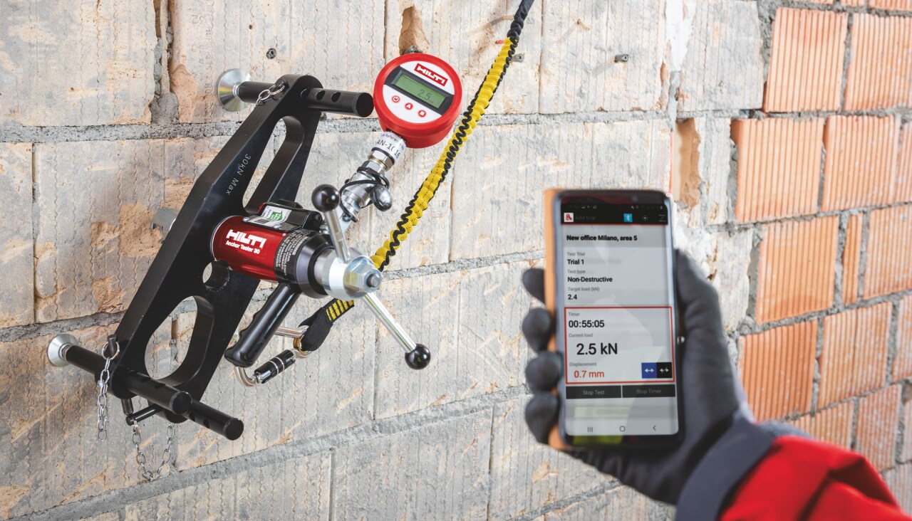 Dübeltestversuch mit HAT28