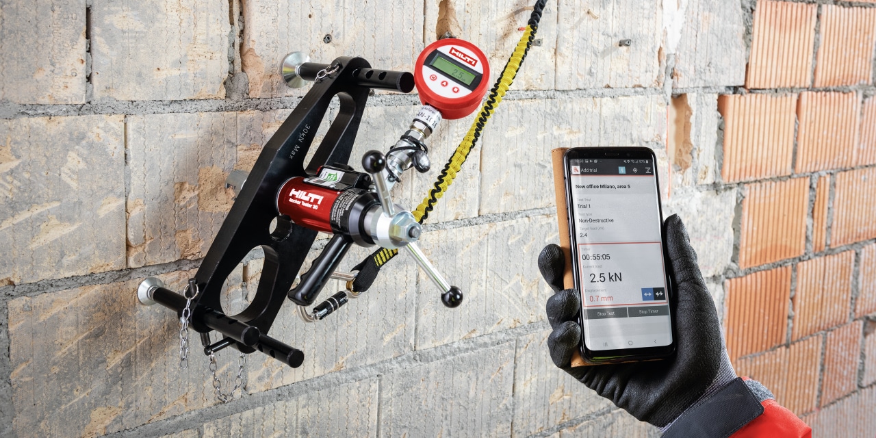 Dübeltestversuch mit HAT28