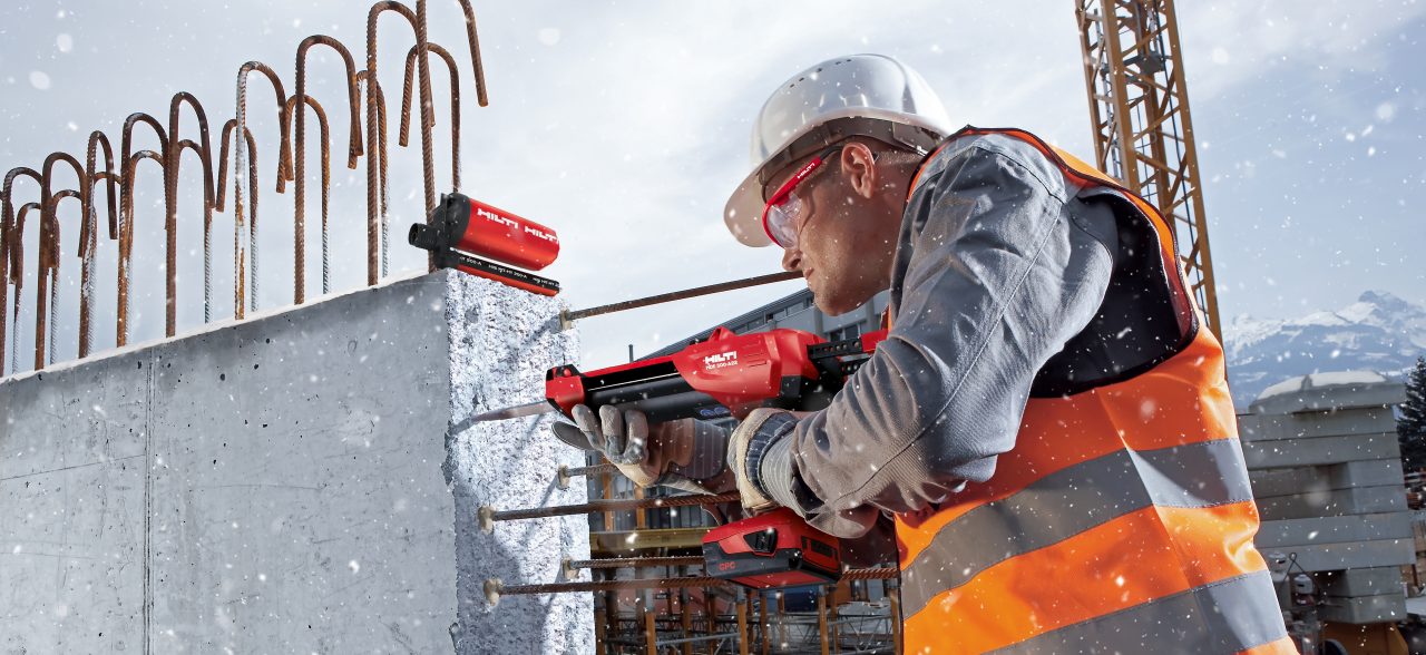 HIT-RE 500 V3 Rebar application with HIT-RE 500 V3