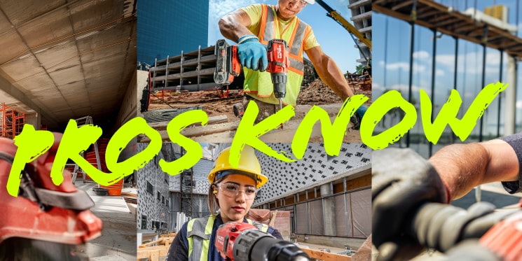 Pros Know Hilti Brand Campaign