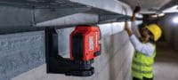 PM 20-CG Plumb and cross line laser Green beam combi-laser with 2 lines and 4 points for plumbing, leveling, aligning and squaring Applications 3