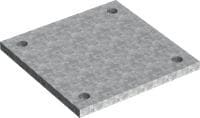 MIB-CDH Hot-dip galvanized (HDG) baseplate for fastening MI girders to concrete
