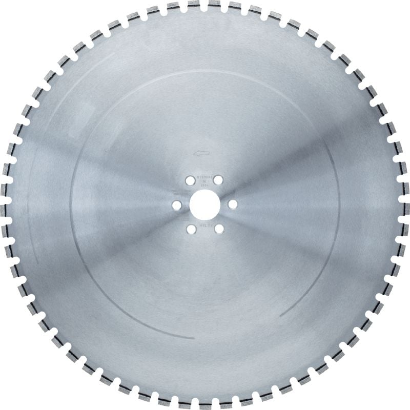 Equidist Wall Saw Blade SPX-HCU (60H Arbor fits on Hilti) Ultimate wall saw blade (20 kW) for high-speed cutting and a longer lifetime in reinforced concrete (60H Arbor fits on Hilti wall saws)
