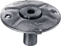 X-FCM-R NG Grating fastener disc Slim stainless steel grating fastener disc for fixing narrow-mesh floor grates in corrosive environments using threaded studs