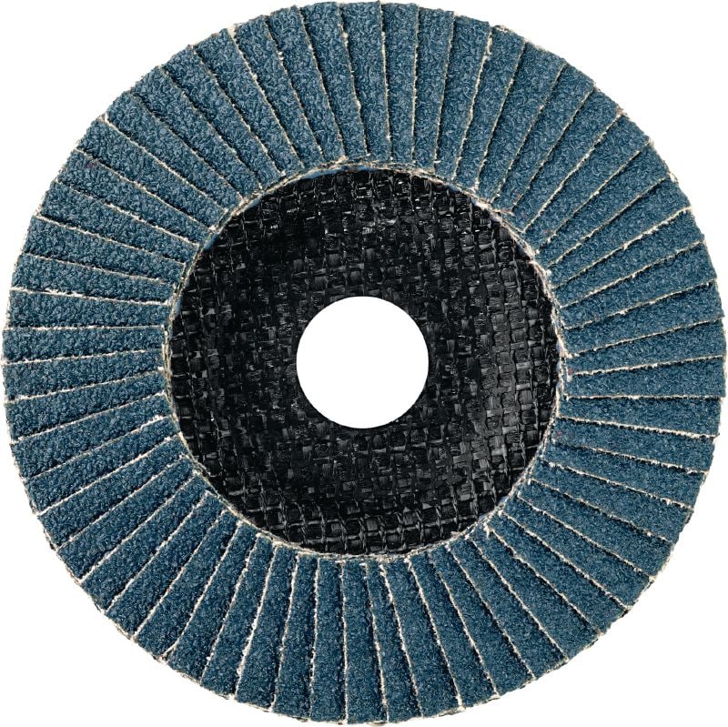 AF-D FT SP Flap disc Premium fiber-backed flat flap discs for rough to fine grinding of stainless steel, steel and other metals