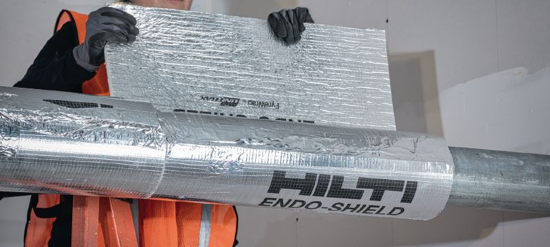 CFP-ES Endo-Shield High-temperature endothermic mat for passive fire protection of critical cable circuits, fuel lines, communication systems and many other MEP systems Applications 1