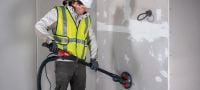 DWS 225 Long-neck sander Long-neck random orbital drywall sander with variable-speed brushless motor and dust extraction (supplied with bag and extension pole) Applications 4
