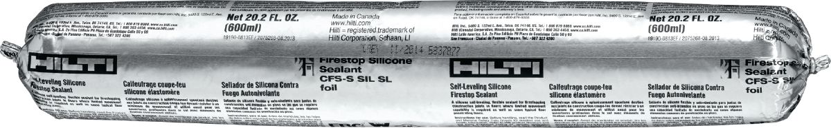 Hilti Firestop Intumescent Sealant white Silicone 