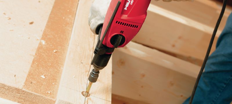 UD 16 Drill driver Corded two-speed, high-torque drill driver for wood applications Applications 1