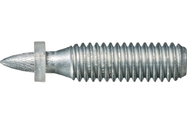 X-EW10H P10 Threaded studs Carbon steel threaded stud for use with powder actuated nailers on steel (10 mm washer)