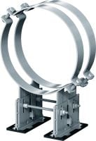 MP-PS 4-2 Pipe shoe Outdoor coated (OC) pipe shoe with height and slope adjustability for heavy industrial applications with outer pipe diameters of 217-610 mm (8 to 24)