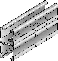 MQ-41 D-R C-Channel profile Stainless steel (A4) double C-Channel profile for medium-duty applications