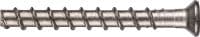 KH-EZ C SS316 Screw anchor Ultimate-performance screw anchor for quicker permanent fastening in concrete (stainless steel 316, countersunk head)