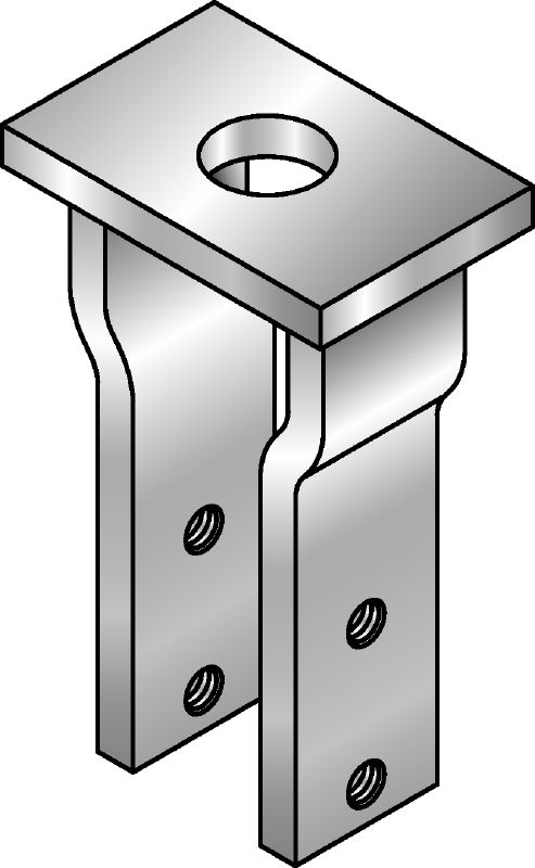 MI - PSC Connectors for attaching single pipe runs to vertical MI girders