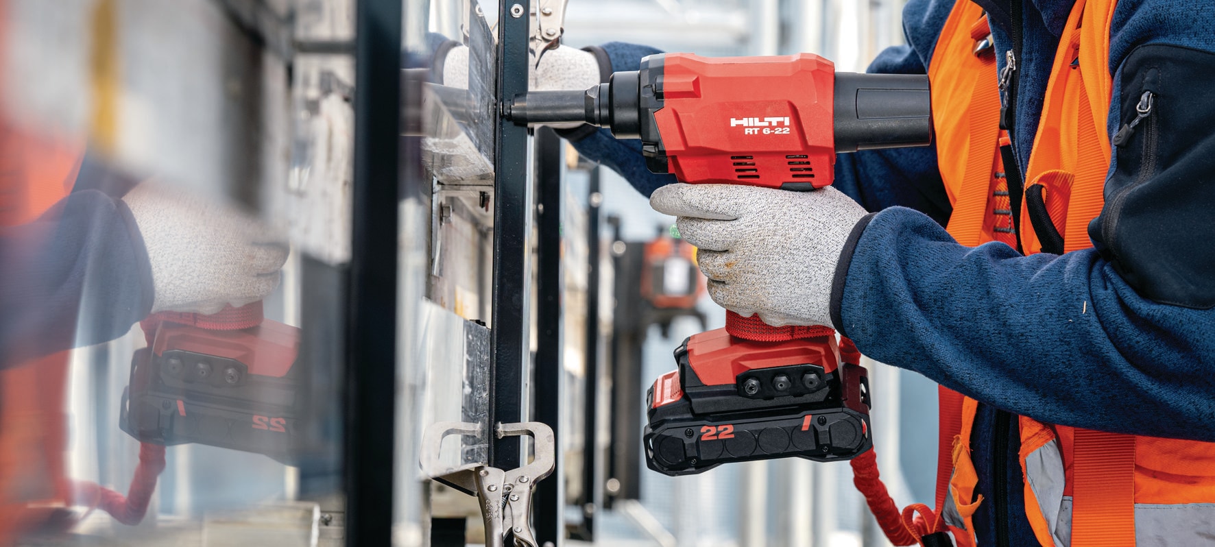RT 6 22 Cordless rivet tool Cordless Specialty Tools Hilti USA