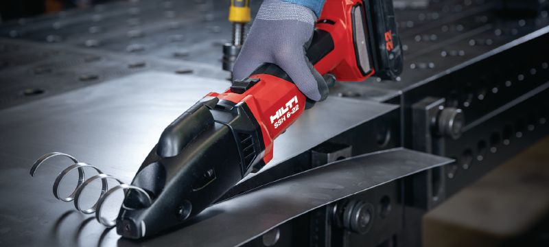 SSH 6 22 Cordless metal shears Specialty power tools Hilti USA