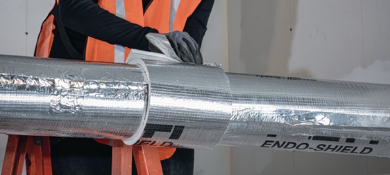 CFP-ES Endo-Shield High-temperature endothermic mat for passive fire protection of critical cable circuits, fuel lines, communication systems and many other MEP systems Applications 1