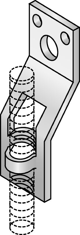 Eye coupler Eye coupler for joining the hanger rod to structural steel