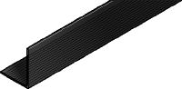 MFT-L Aluminum profile (black) L-shaped black anodized aluminum profile for assembling vertical and horizontal façade panel substructures