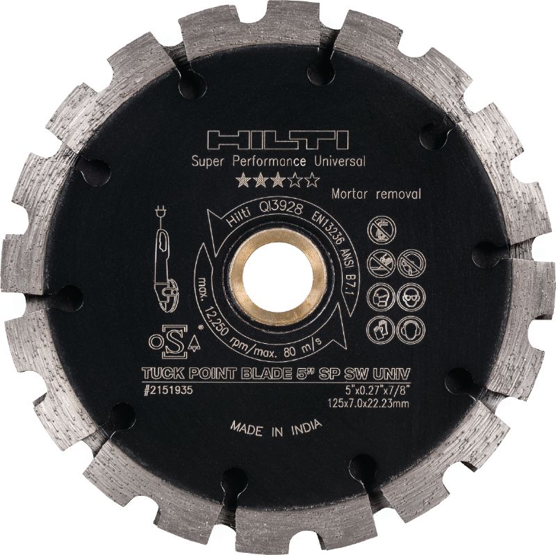 SP Tuck Point diamond blade Premium diamond tuck pointing blade for removing mortar from all types of mortar joints