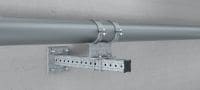 MIA-BO Hot-dip galvanized (HDG) U-bolt for fastening pipe shoes to MI girders Applications 1