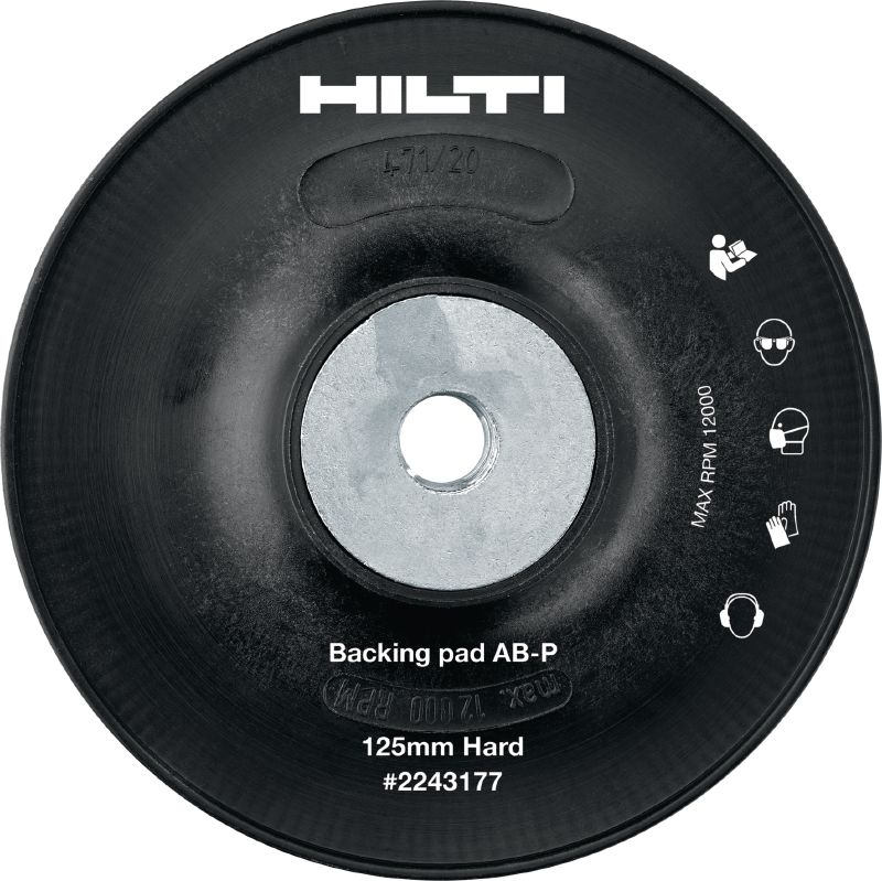 AB-P Backing pads for fiber discs Angle grinder backing pads for use with fiber discs of various grain sizes
