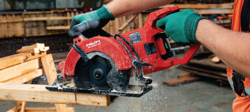 SC 30WL-22 Cordless worm drive-style saw Cordless, brushless worm drive-style 7-1/4 in. circular saw for precise, heavy-duty cuts up to 2-3/8 depth (Nuron battery platform) Applications 1