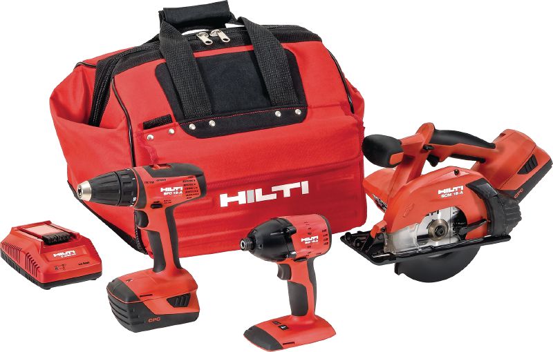 Three-tool cordless combos Three tools cordless combos