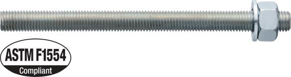 Corrosion Resistance Pack of 50 Everflow Sammys 8037957-50 DSTR 1-1/2 3/8 Inch Screw Vertical Threaded Rod Anchor Designed for Steel Structure Steel Electro-Zinc 12-24 x 1-1/2 Inch Screw Length 