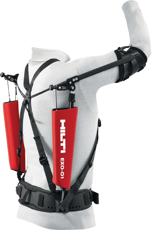 EXO-O1 Overhead exoskeleton Passive exoskeleton to help relieve strain on shoulders and arms during overhead installation work