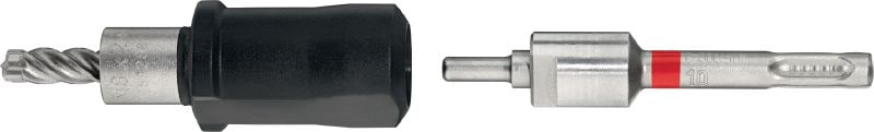 2-in-1 HDI Short version Setting tool for HDI anchors with an integrated SDS Plus (TE-C) stop hammer drill bit