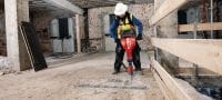 TE 2000-22 Cordless jackhammer Powerful and light cordless jackhammer for breaking up concrete and other demolition work (Nuron battery platform) Applications 3