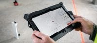PMD 200 Jobsite layout tool Intuitive 2D layout laser tool to easily mark out drywall track locations and complex geometries in indoor environments Applications 2