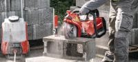 DSH 600-22 ATC 12 Battery-powered cut-off saw Compact top-handle battery cut-off saw, for cutting up to 4-3/4 with 12 blades in concrete, masonry, and metal (Nuron battery platform) Applications 2
