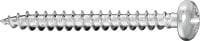 HUD-S-P-PZ Pozidrive screw Pozidrive screw for HUD-2 universal plastic anchors (pan head)