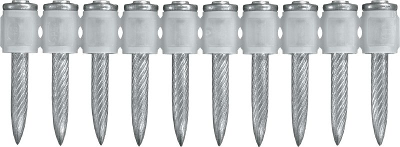 X-U MX Steel/concrete nails (collated) High-performance collated nails for fastening to concrete and steel using powder-actuated tools