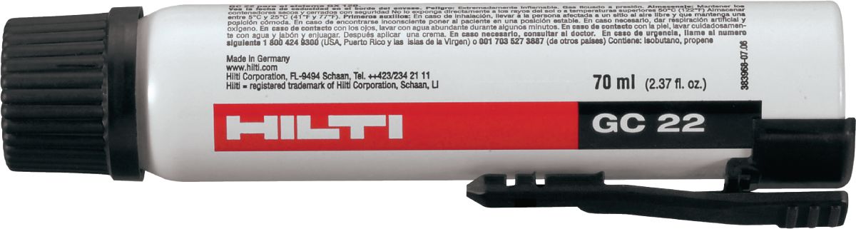 HIlti 2105669 Gas can GC 52 for GX 2 direct fastening