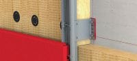 FOX VI L Bracket Versatile wall bracket for installing ventilated façade substructures Applications 9