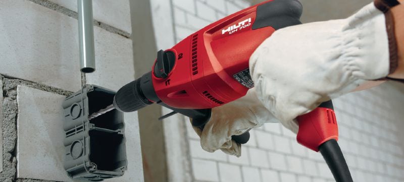 Hilti - El taladro eléctrico UH-700 de 1/2 de Hilti posee amplia gama de  aplicaciones, alta calidad, durabilidad e innovación. Además, cuenta con el  servicio LTS de 1 año sin costo de