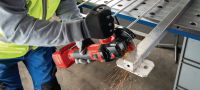 AG 4S-A22 (4.5) Cordless angle grinder 22V cordless angle grinder with electronic speed control and brushless motor for everyday cutting and grinding with discs up to 4.5 or 115 mm Applications 2