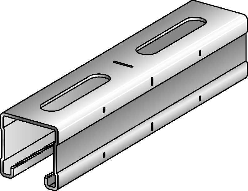 MQ-41-R C-Channel profile Stainless steel (A4) C-Channel profile for medium-duty applications