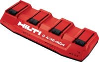 C4/36-MC4 Multi-bay charger Multi-voltage, multi-bay charger for Hilti Li-ion batteries (excluding Nuron batteries)