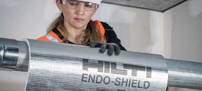 CFP-ES Endo-Shield High-temperature endothermic mat for passive fire protection of critical cable circuits, fuel lines, communication systems and many other MEP systems Applications 1