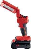 SL 2-22 LED work light Cordless LED work light with all-day battery life, rotating head and large hook for illumination of one-person jobs (Nuron battery platform)