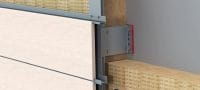 FOX VI L Bracket Versatile wall bracket for installing rainscreen façade substructures Applications 3
