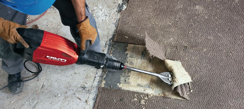 TE-SX FS Floor scrapers Extra-sharp TE-S floor scraper chisels for removing flooring and coatings using demolition tools Applications 1