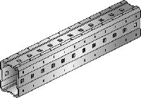 MI girder Hot-dip galvanized (HDG) installation girders for constructing adjustable, heavy-duty MEP supports and modular 3D structures