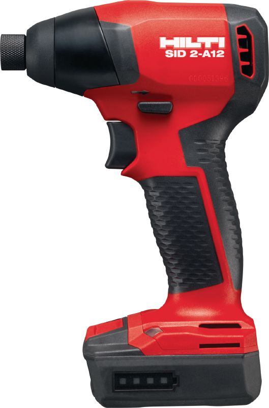 SID 2-A12 Cordless impact driver Subcompact-class 12V brushless impact driver for when you need high torque with access and low weight