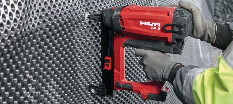 X-S G2 MX Collated nails Premium-performance collated nails for fastening to steel using the GX 2 gas nailer Applications 1